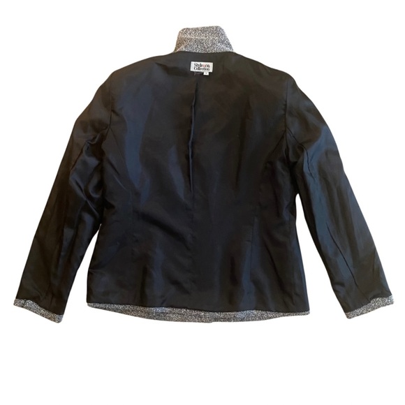 Vintage Black and White Twill Pantsuit (M) - Picture 5 of 12